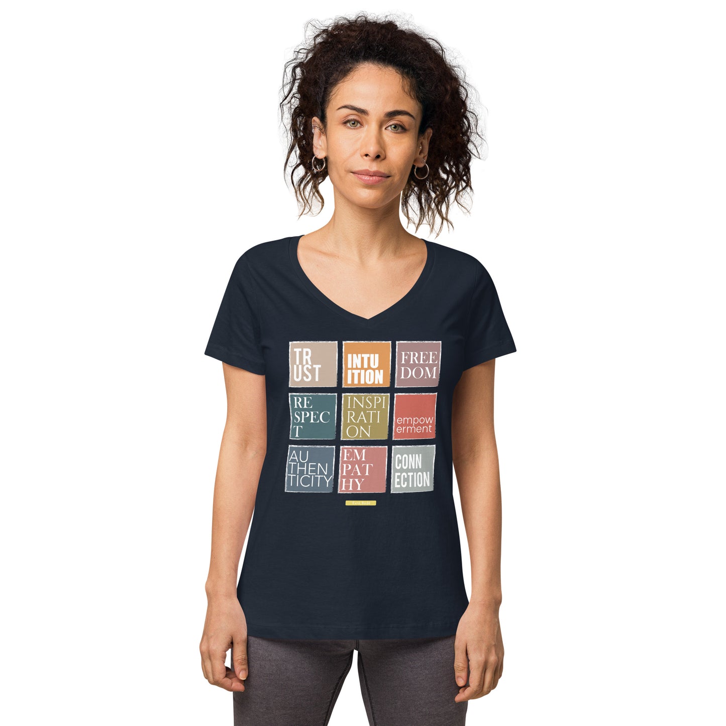 Believe In Yourself - Women’s fitted v-neck t-shirt