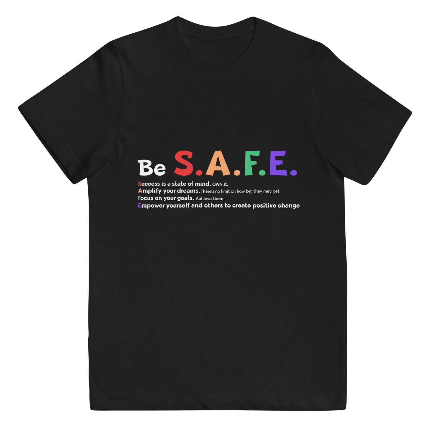 Be S.AF.E. T-shirt [Youth Dark]