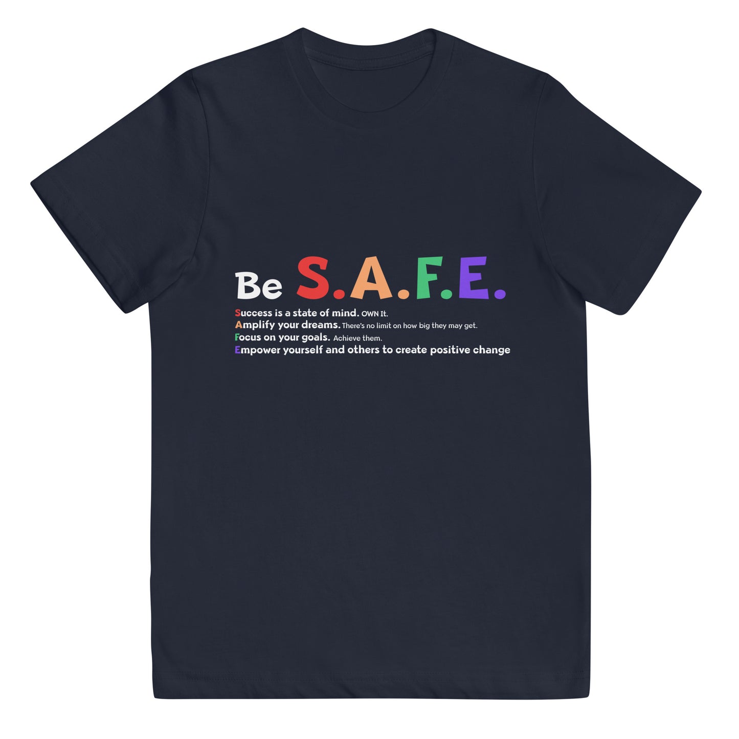 Be S.AF.E. T-shirt [Youth Dark]
