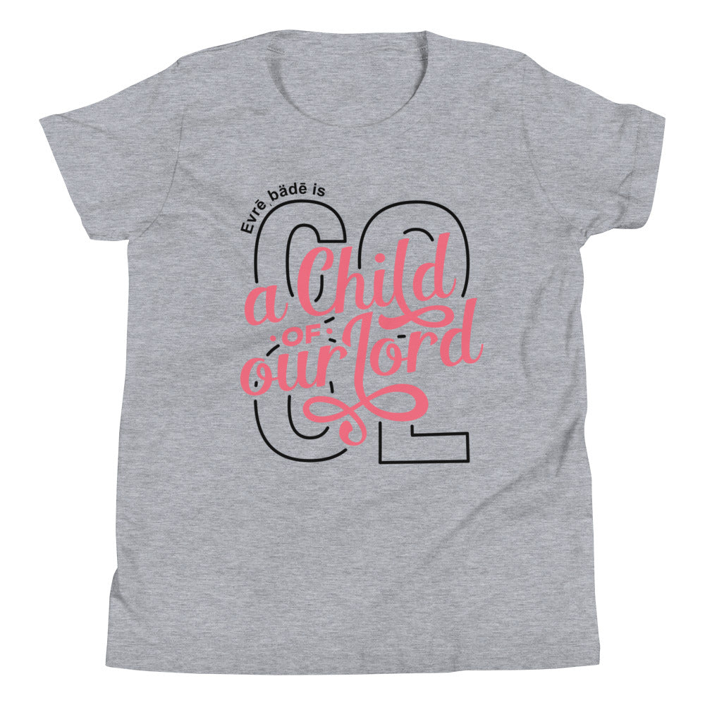 'Evrē,Bädē is C.O.O.L. T-shirt_PINK [Youth]
