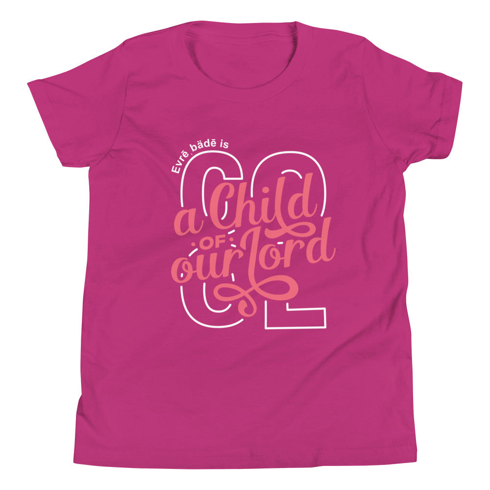 'Evrē,Bädē is C.O.O.L. T-shirt_PINK [Youth]