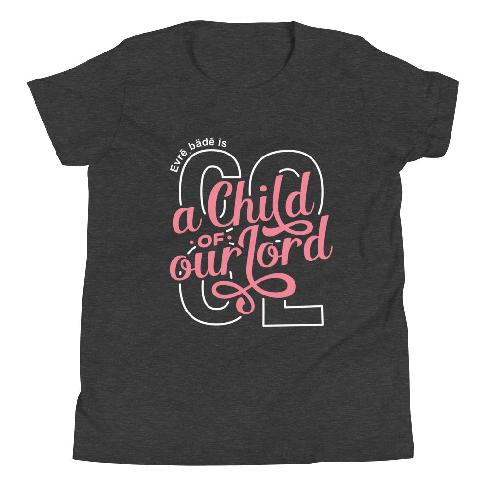 'Evrē,Bädē is C.O.O.L. T-shirt_PINK [Youth]