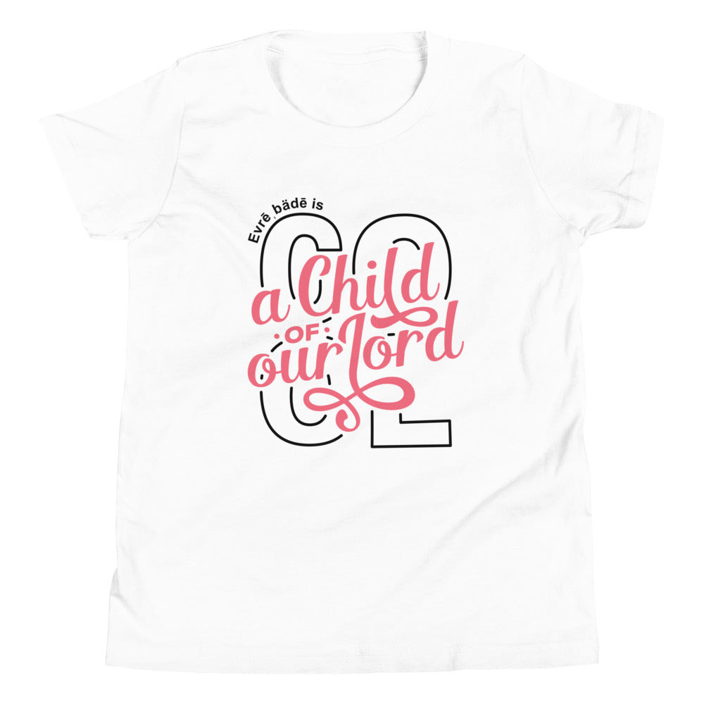 'Evrē,Bädē is C.O.O.L. T-shirt_PINK [Youth]